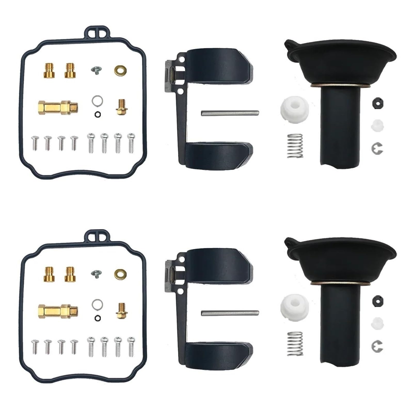 Kit De Reparación De Carburador para HYOSUNG GT 125 GV 125 GT 250 GV 250 Reconstrucción del Carburador con Diafragma De Émbolo De Flotador Kit de reparación de carburador(Set 9)