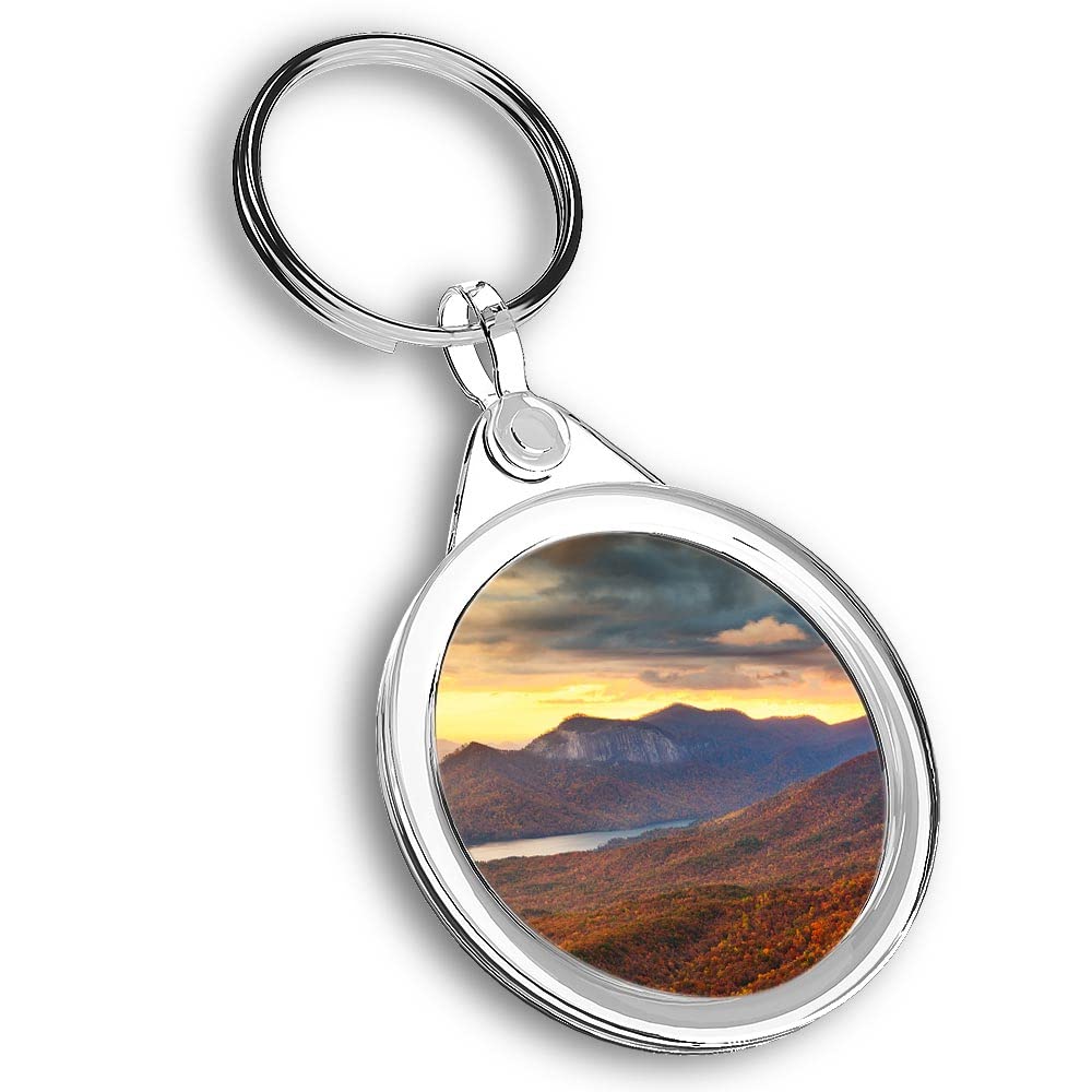 Destination Vinyl Ltd1 x Round Photo Keyring Table Rock State Park South Carolina USA |Keychain|Keyring|Charm| #53466