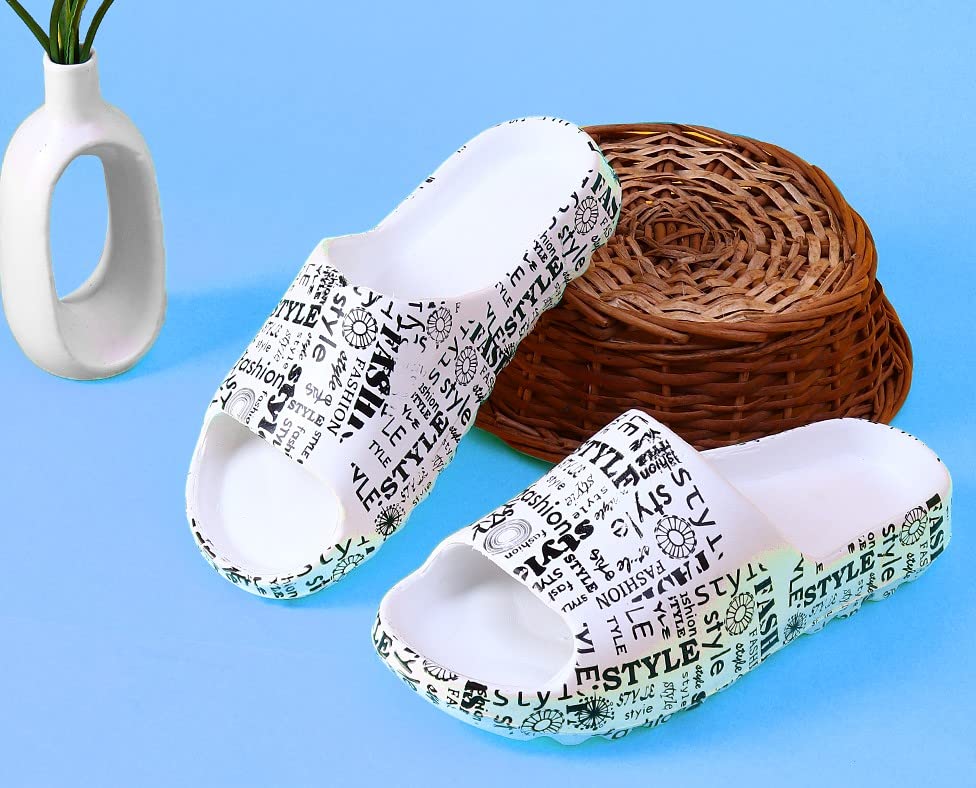 Image of Pampy Angel Zig Zag All StyleMen's Flip Flops Slides Back Open Household Comfortable Slippers