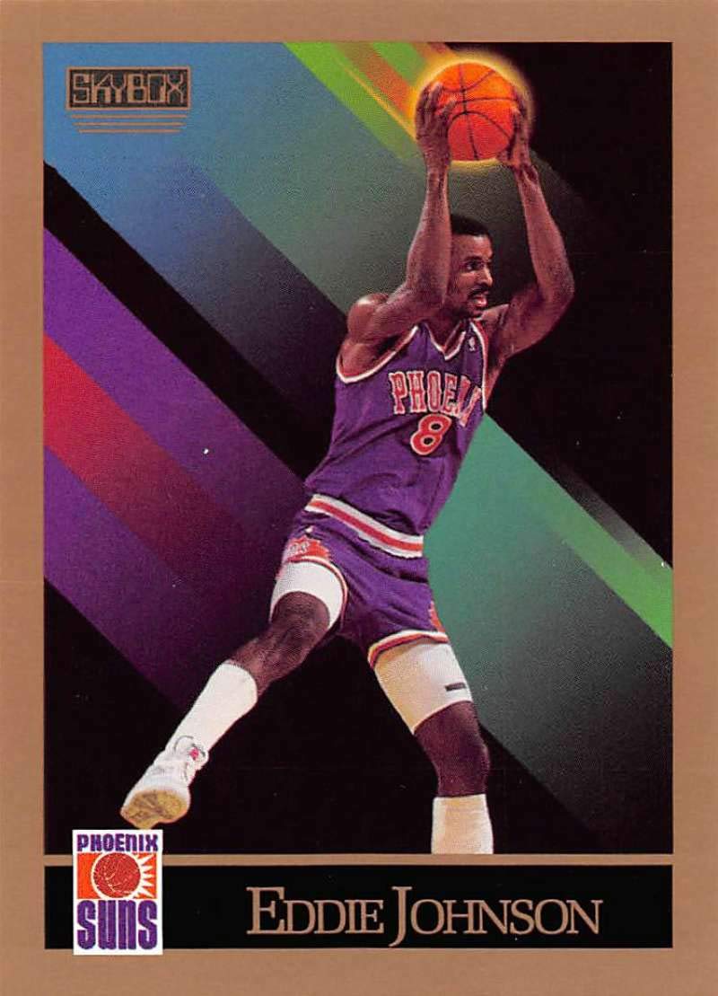Amazon.com: 1990-91 SkyBox Basketball #223 Eddie Johnson Phoenix