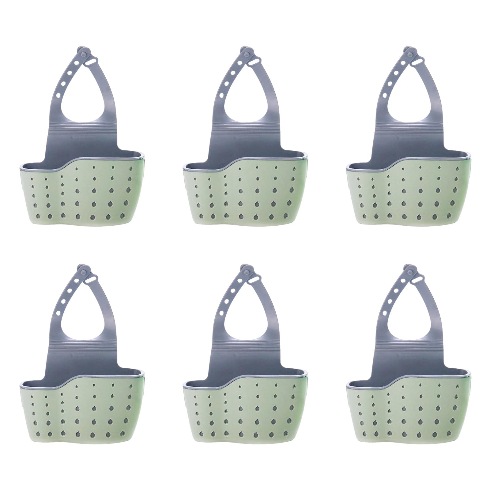 YROHGKPN Kitchen Sink Organizers Adjustable Mounting Draining Basket Accessory for Sponge Scrubbers Efficient Storage Solution Adjustable Button Sink Drainage Basket