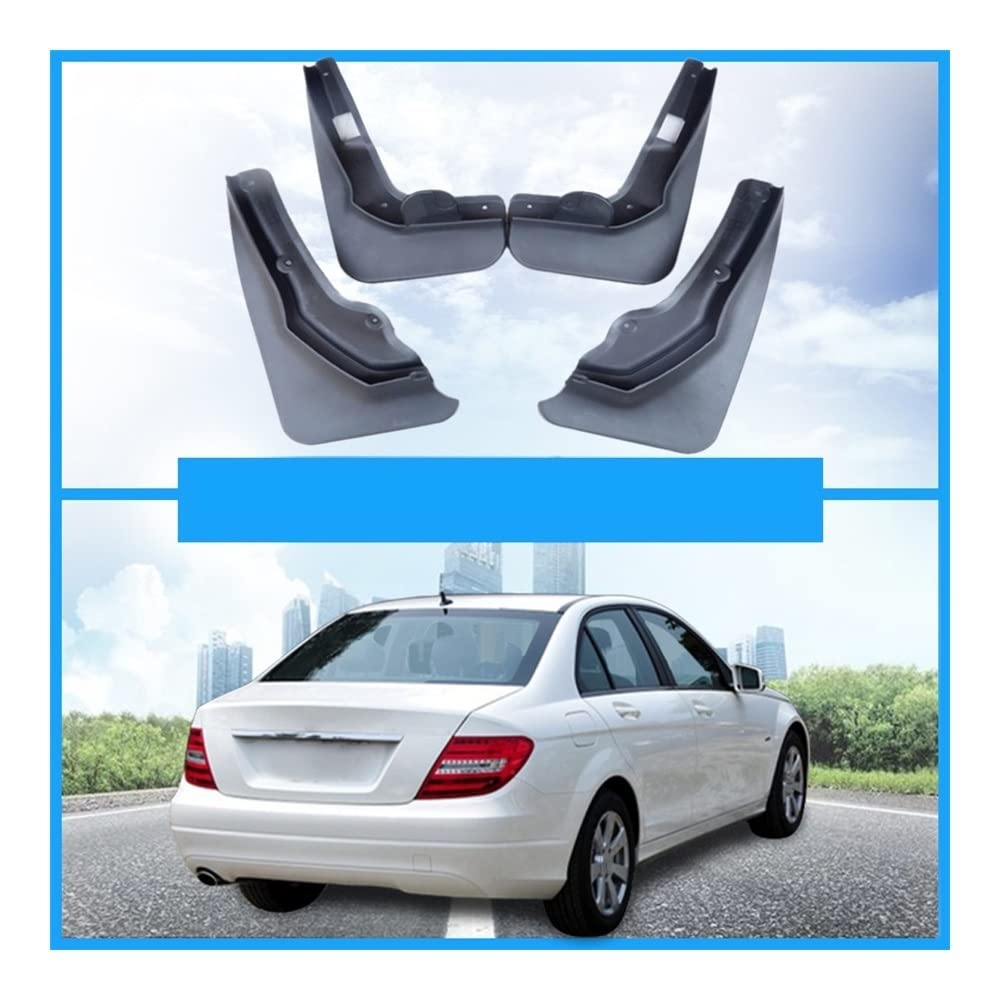 Schmutzfänger Für Mercedes C-Class W204 2011-2014 - Komplettset