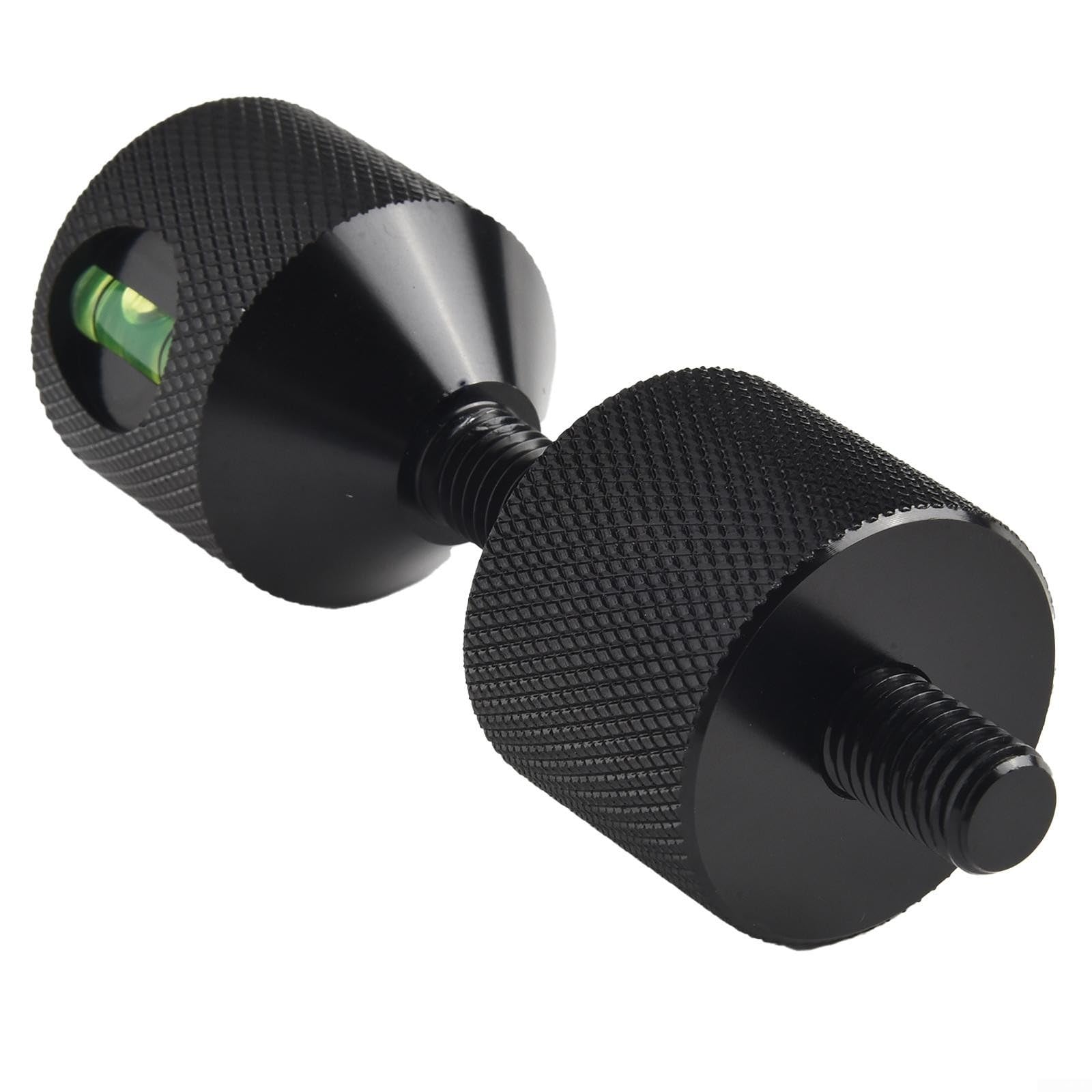 Flansch Ausrichtstift 2-Loch mit Integrierter Wasserwaage, Positionierdorn aus 6061 Aluminium eloxiert für ASME 150LB Flansche 1/2 bis 14 Zoll, Präzises Werkzeug(black4pcs)