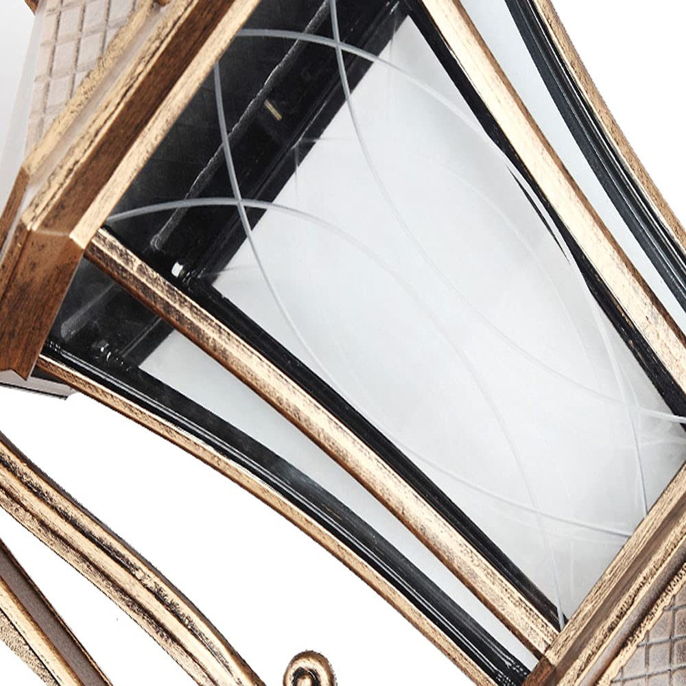 Latarnie zewnętrzne, latarnie uliczne Latarnie zewnętrzne Latarnie zewnętrzne Retro Światło o wysokim słupie Aluminiowe wodoodporne lampy słupowe Dziedziniec willi Antykorozyjne oświetlenie trawnika