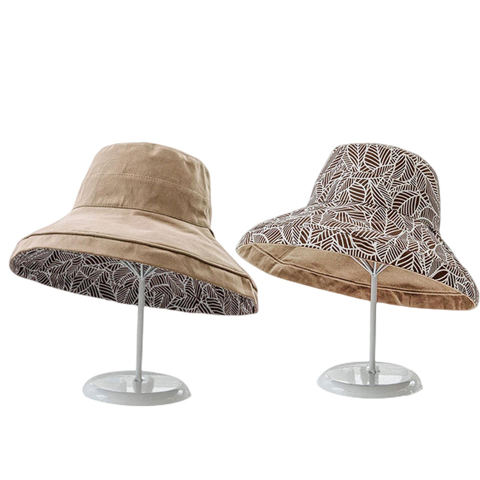 Chapeau bob printemps/été imprimé réversible soleil plage chapeau femme plein air voyage vacances pêcheur chapeau visière