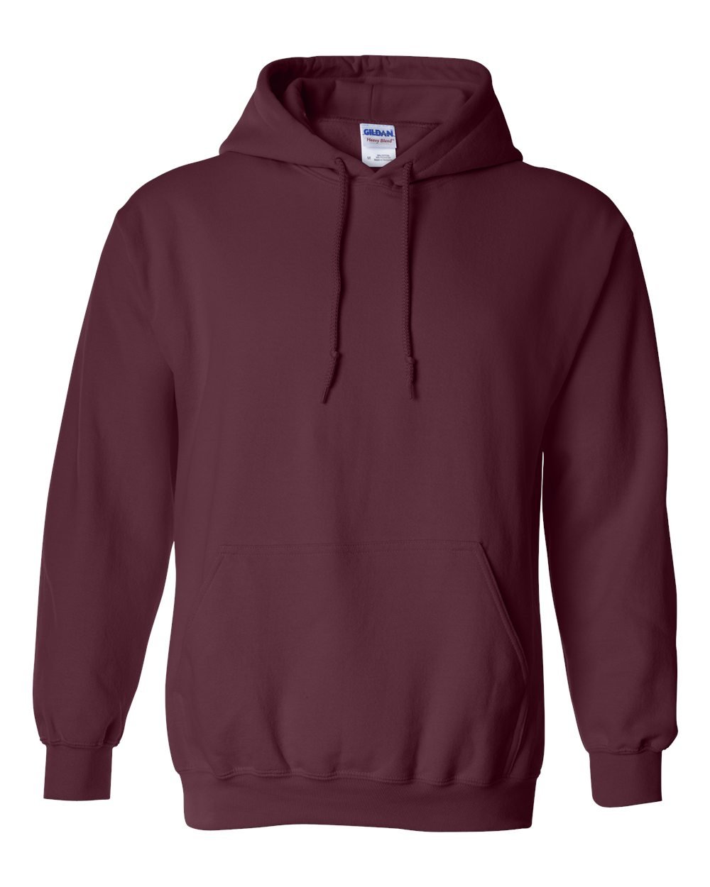 Gildan Men's Heavy Blend Drawcord Hooded Sweatshirt, Safety Pink