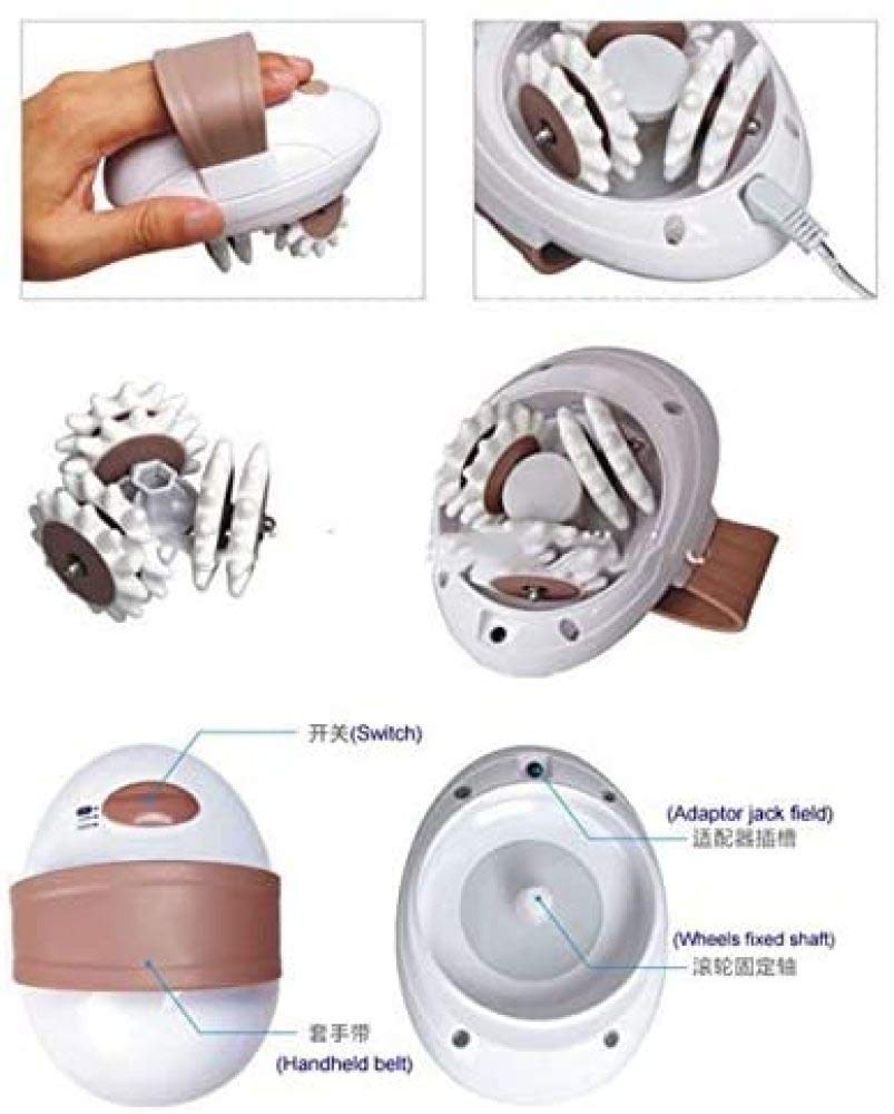 Cintura Dimagrante, massaggiatore Elettrico 3D Il Corpo, brucia Grassi, anticellulite, Mini massaggiatore a Rullo Perdita Peso.