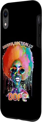 Miniatura 2 de iPhone XR Unapologetically Dope Black Pride Melanin African American Case