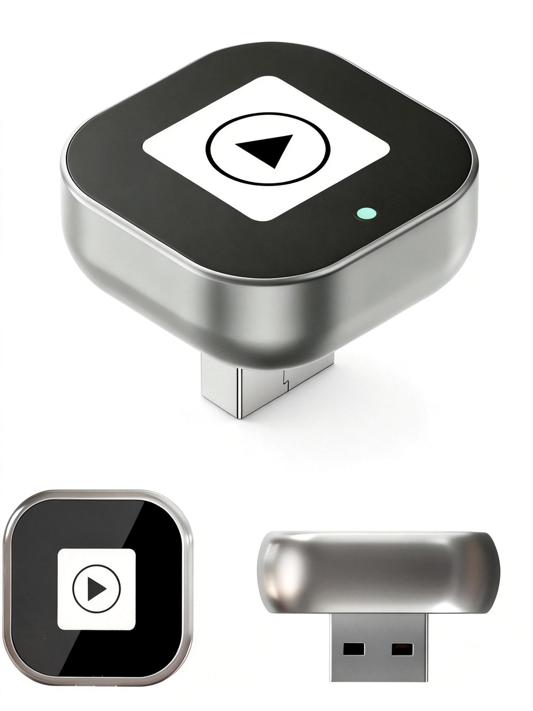 Spedal CL322 Adaptador Inalámbrico CarPlay y Android Auto, Mini USB CarPlay, Convierte Cableado a Inalámbrico, Plug & Play, Reconexión Automática, Compatible con iPhone 6+/Android 11+ (Coches 2016+)