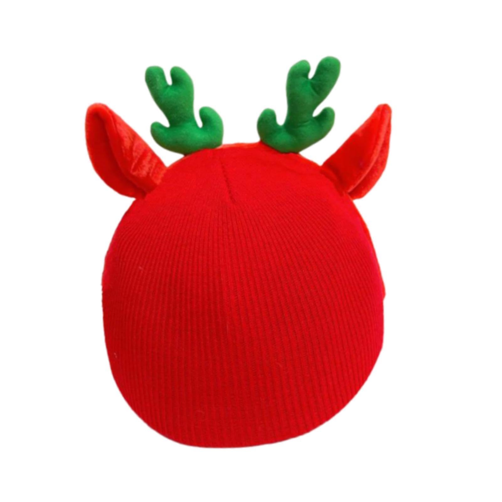 Yiju Reindeer Ski Helmet Cover Cap Decor Outdoor Sports Soft for Adults Kids Bike Girl Gifts Warmer Winter Ski Helmet Decoration