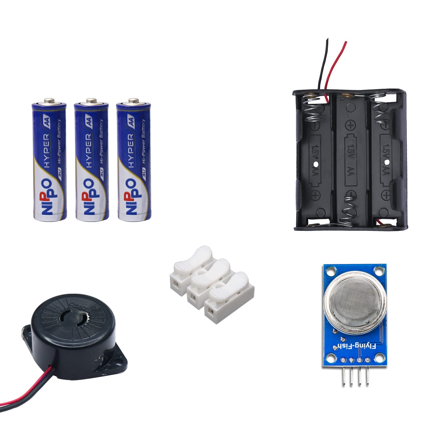 Electronic Spices Diy Mini Smoke Detector Kit With User Mannual And Video Tutorial