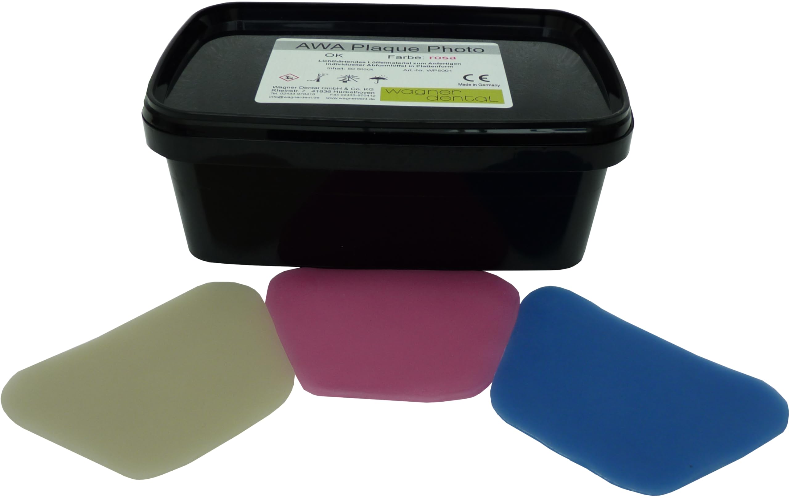 Individuelle Löffelplatten lichthärtend (rosa)