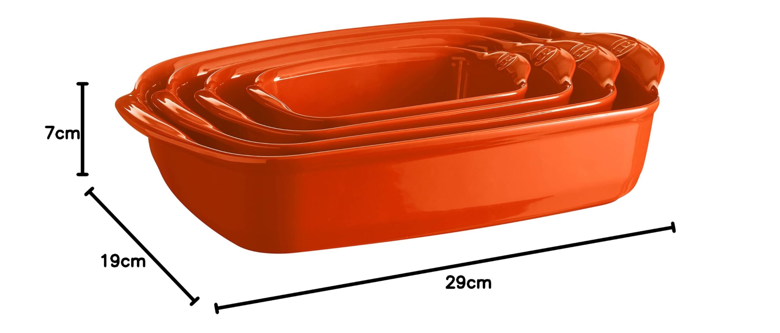 Emile Henry 769650 Emile Henry Auflaufform, rechteckig, 30 x 19 cm, Toskana