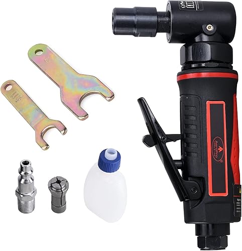 Miniatura 5 de AEROPRO TOOLS AP17315 - Amoladora angular de 1/4 pulgadas con agarre de pistola de 1/4 pulgadas, 20000 RPM