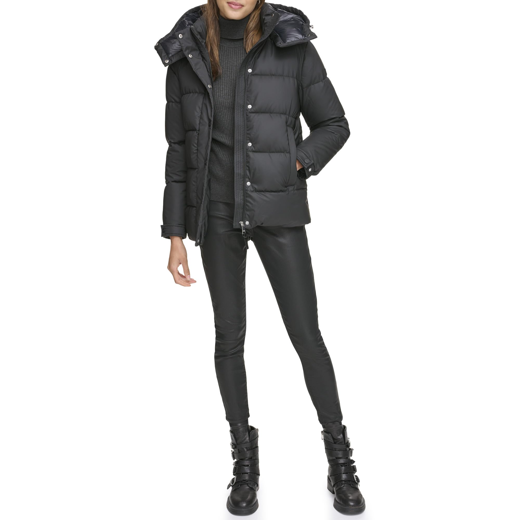 DKNY Women's Down Puffer Coat