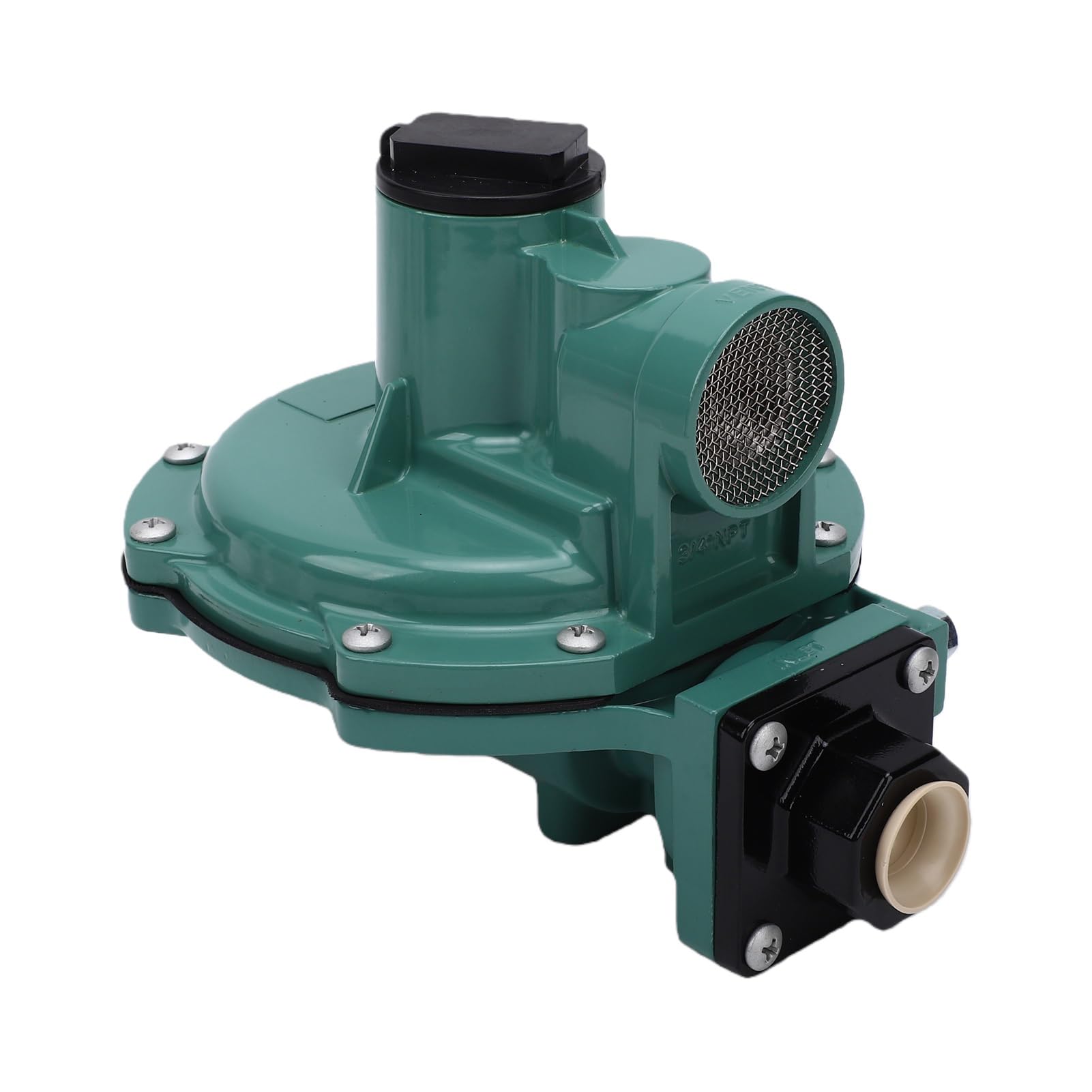 FTVOGUE Reduktor Gazu LPG, 2-stopniowy 1/2x1/2in NPT 875000 BTU
