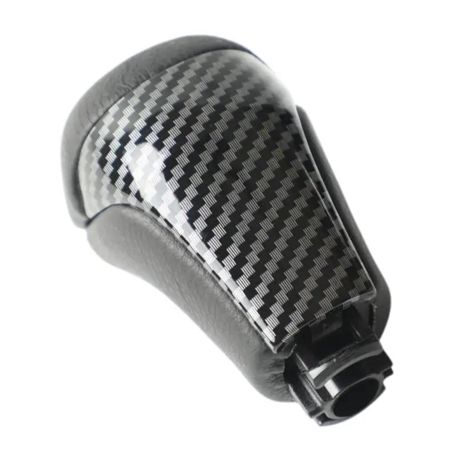 Jxewmtmc Carbon Fiber For Toyota For Highlander For Land For Cruiser For Prado Automatic Gear Shift Knob Lever Shifter Pen Handball Gear Stick Shift Cover(Carbon Fiber)