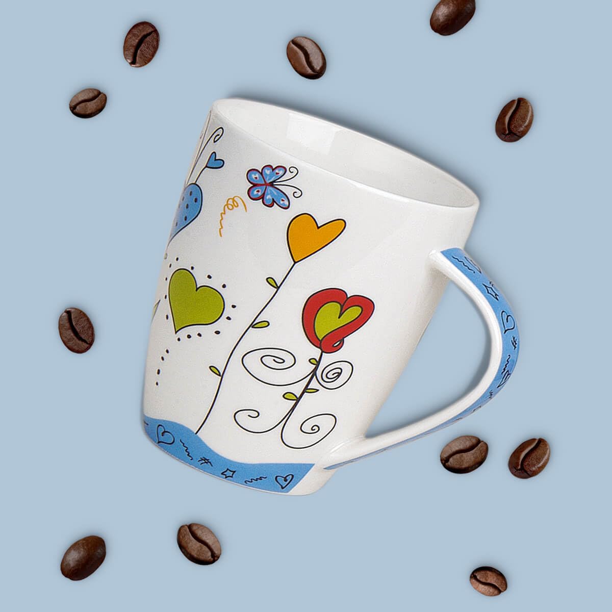Douwe Egberts Porseleinen Espresso schotel - 12 stuks