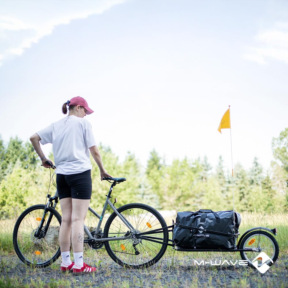 M-Wave Stalwart Single 40 Rimorchio per bicicletta, Rimorchio per bicicletta, Rimorchio per carico 35 kg.