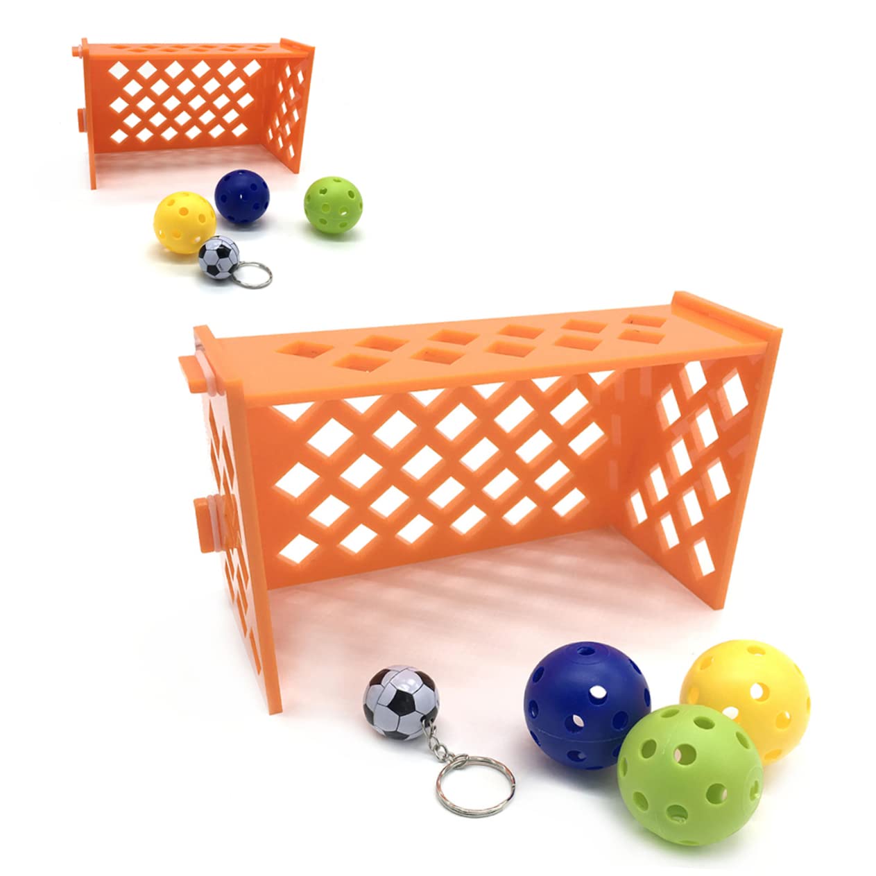 Mipcase 3stücke Mini Fußballplatz Papageien Spielzeug Intelligentes Trainingsspielzeug Für Vögel Fördert Bewegung Und Geistige Entwicklung Geeignet Für Papageien Und Ähnliche