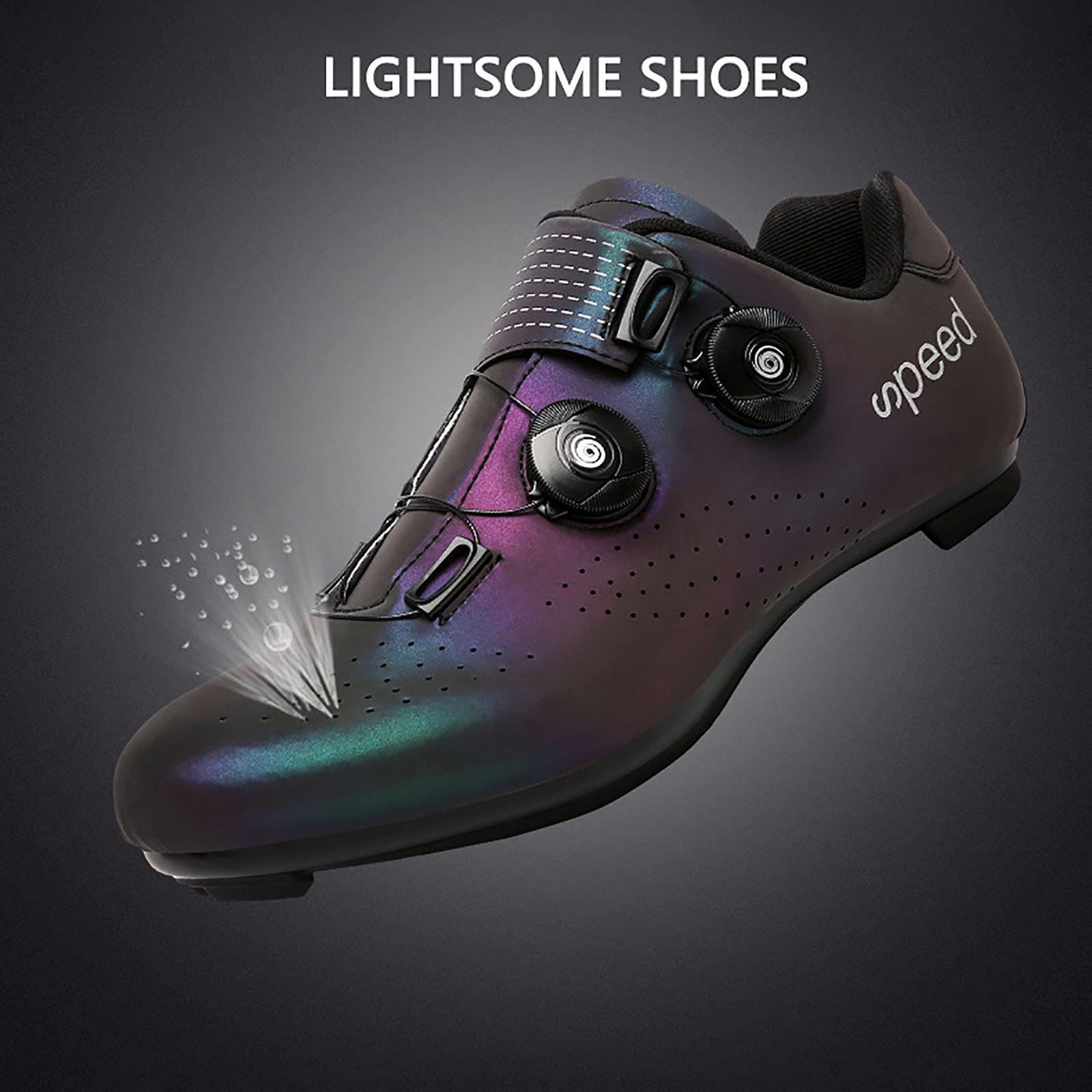 Scarpe Ciclismo MTB E Strada Uomo – Autobloccanti Antiscivolo Con Chiusura A Leva, Traspiranti Leggere - Foto 2