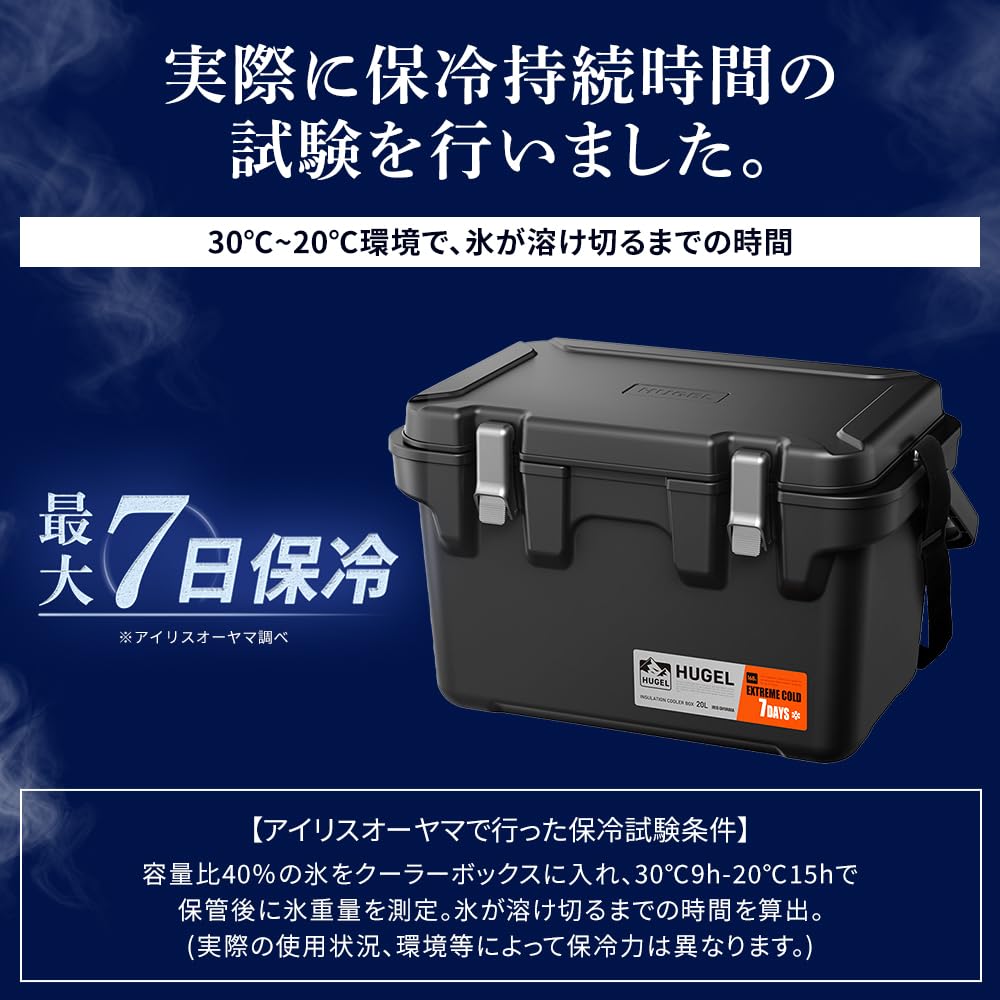 【特価セール】アイリスオーヤマ 真空断熱クーラーボックス 長時間 保冷 ハードタ IRIS OHYAMA（アイリスオーヤマ） クーラーボックス 釣り 20L 真空断熱
