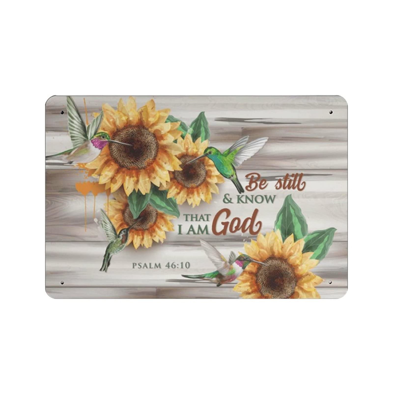 AOOEDM Sunflower Vintage Metal Sign for Home Shop Coffee Garage Man Cave Signs Wall Plaque Kitchen Bar Sign Wall Decor Poster