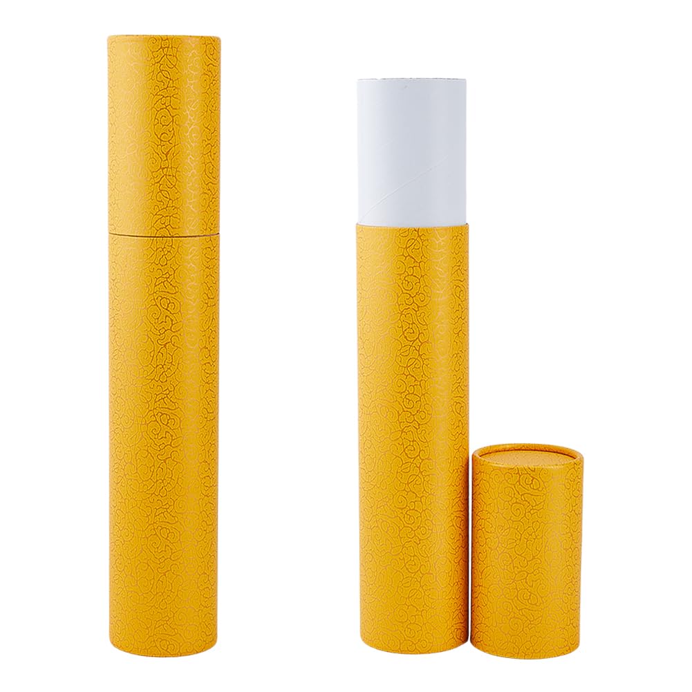 SUPERFINDINGS 2Pcs Pull-Out Poster Tube 35.8cm Painting Tubes Portable Drafting Document Art Storage for Posters Maps Blueprints Calligraphy Paintings Artworks