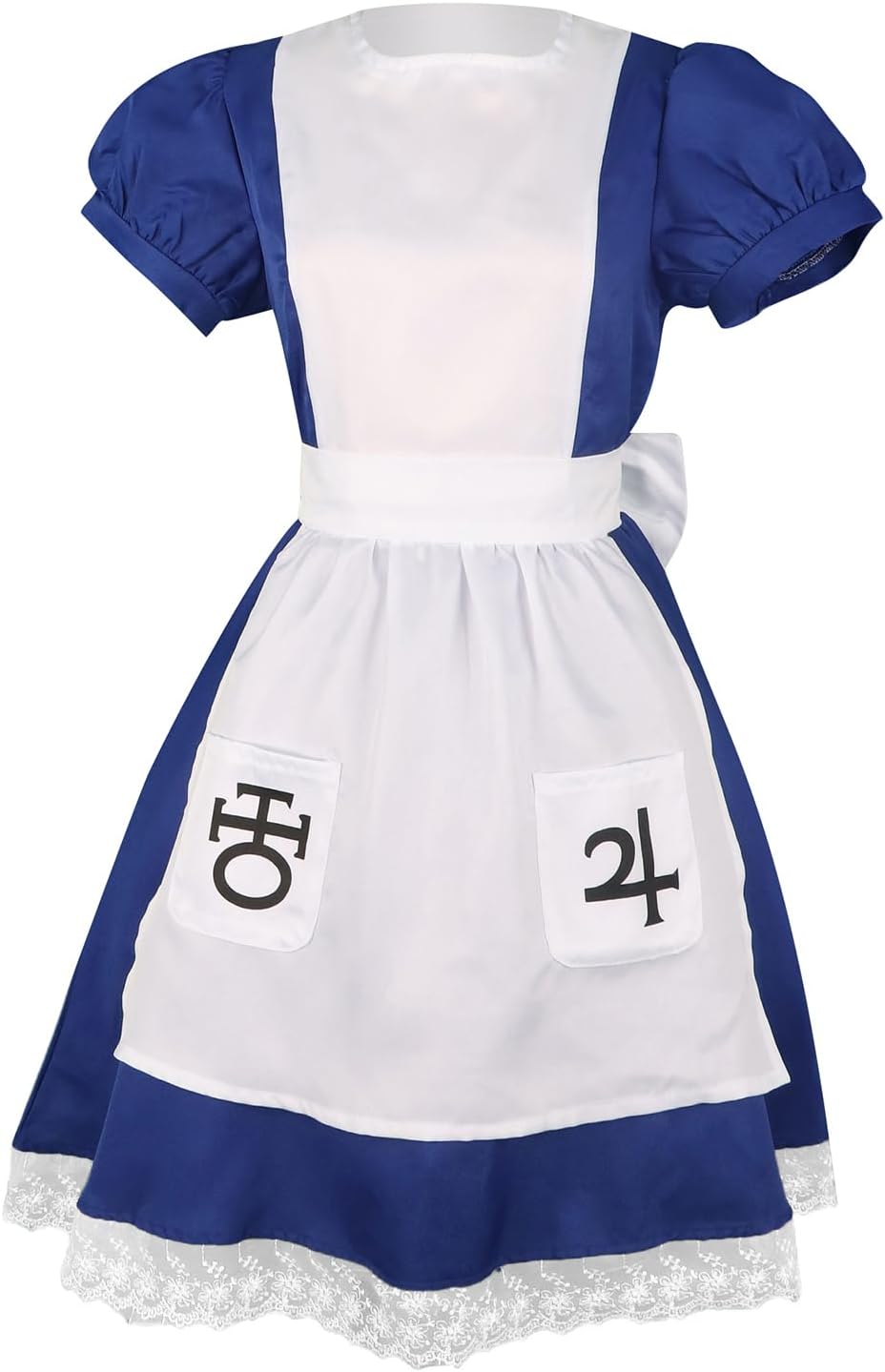 alice madness returns blue dress Blue/White [Alice Madness Returns] Short Sleeves Ruffle Sweet Plus Si –  LolitaInside