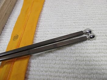 Amazon.co.jp: 茶道具 金工師 木村清斉作 古銅 七五三銀杏頭飾り