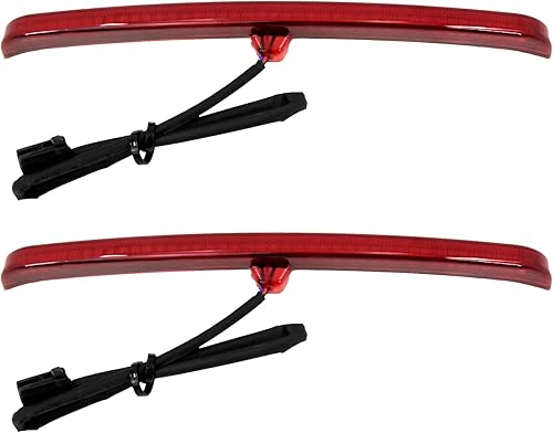 Miniatura 4 de HDBUBALUS - Lámpara de luz trasera LED para guardabarros trasero de motocicleta, luz de freno para Harley Touring Trike Glide 2009-2025 (Color Rojo)