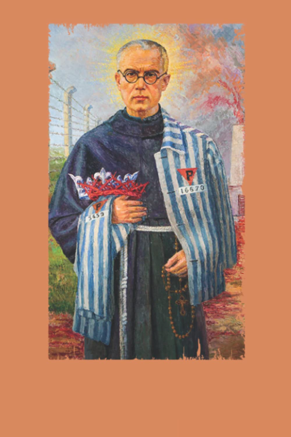 St Maximilian Kolbe Two Crowns Catholic Saint Gifts Poland: 120 page ,  lined , 6 x 9 : ART, CATHOLIC: Amazon.co.uk: Everything Else