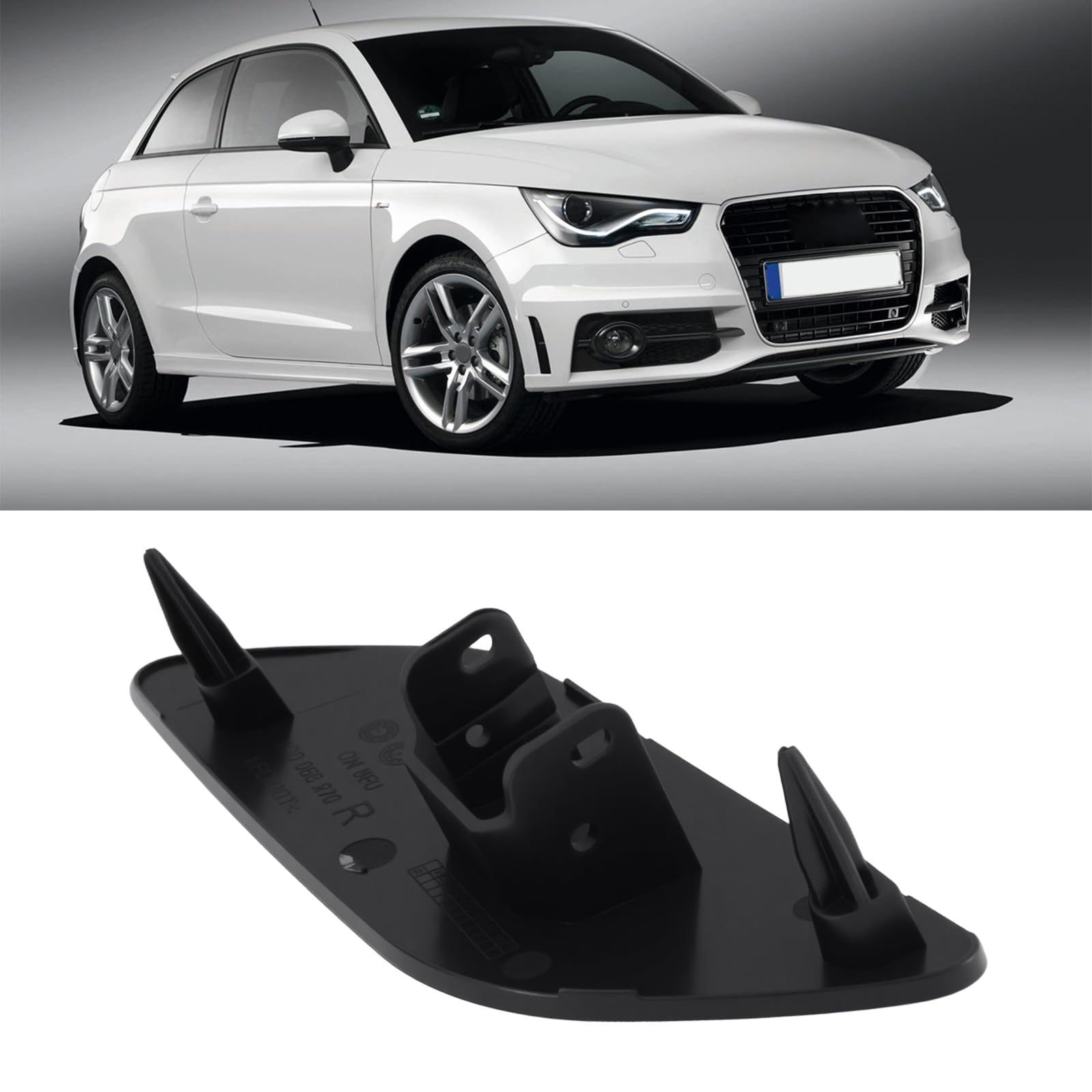 1 para prawa lewa osłona reflektora część zamienna 4 g 0955276 4G0955275 kompatybilna z Audi C7 2012? 2017