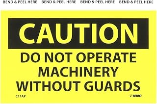 NMC C11AP OSHA Sign, Legend