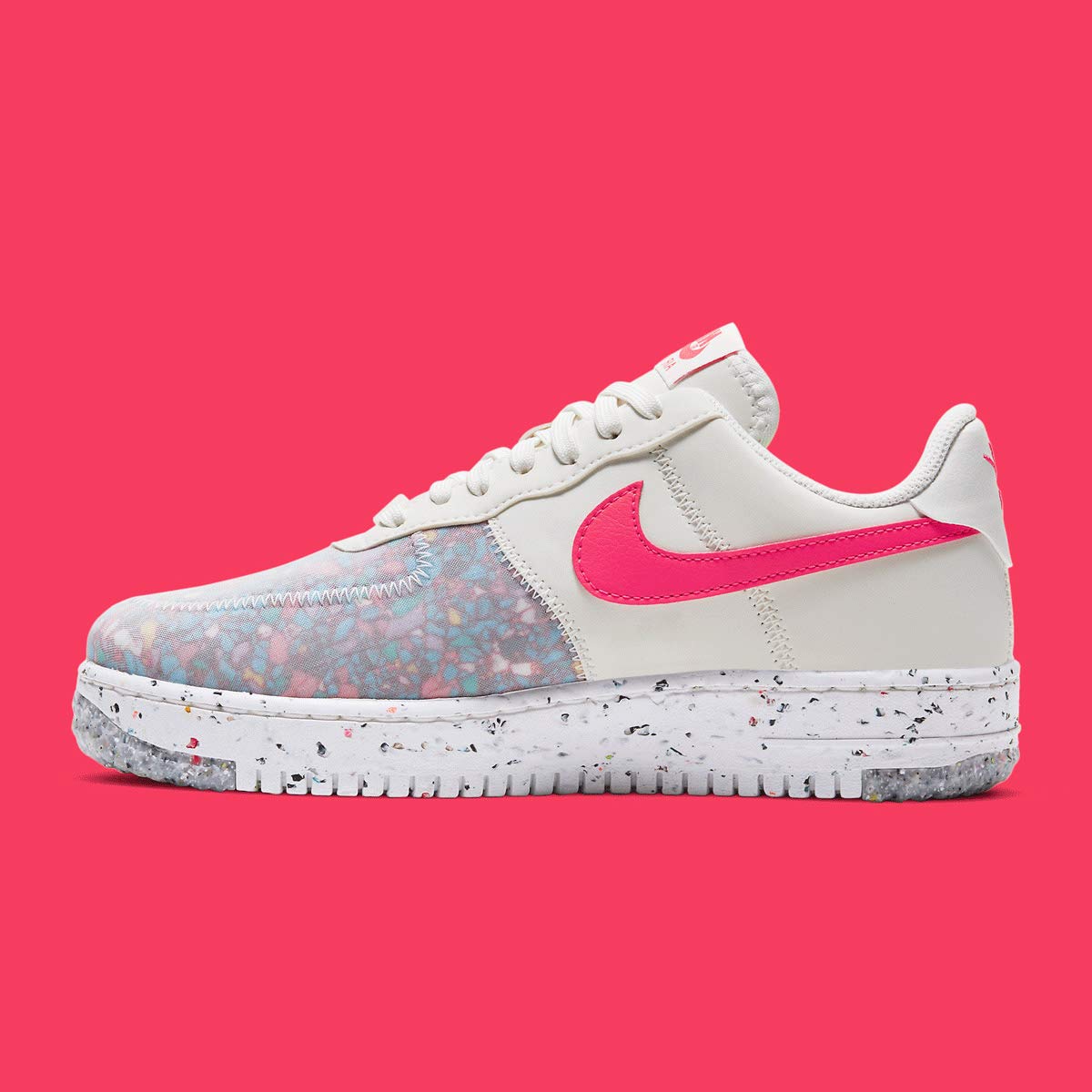 Nike Women's Air Force One Crater Siren Red/Summit White (CT1986 101) - 8