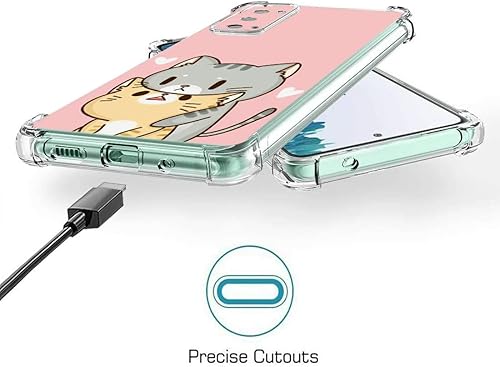 Miniatura 2 de Beaucov Funda para Galaxy S20 FE 5G protección contra caídas de gato verde y amarillo a prueba de golpes funda protectora de cuerpo completo