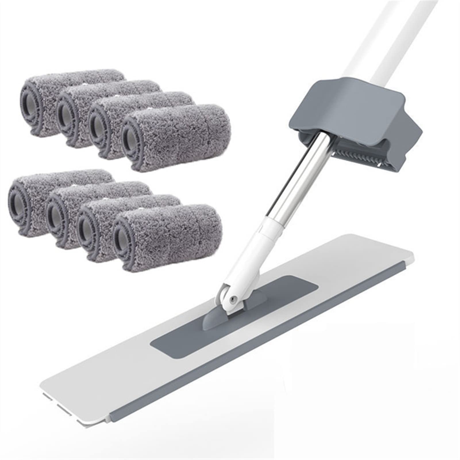 fregar Lavado a mano alzada Squeeze plana fregona mopa de microfibra for la cocina del hogar Casa herramienta de limpieza for la casa de lavado de suelo con la fregona Escurrir trapo Pad Trapeador de