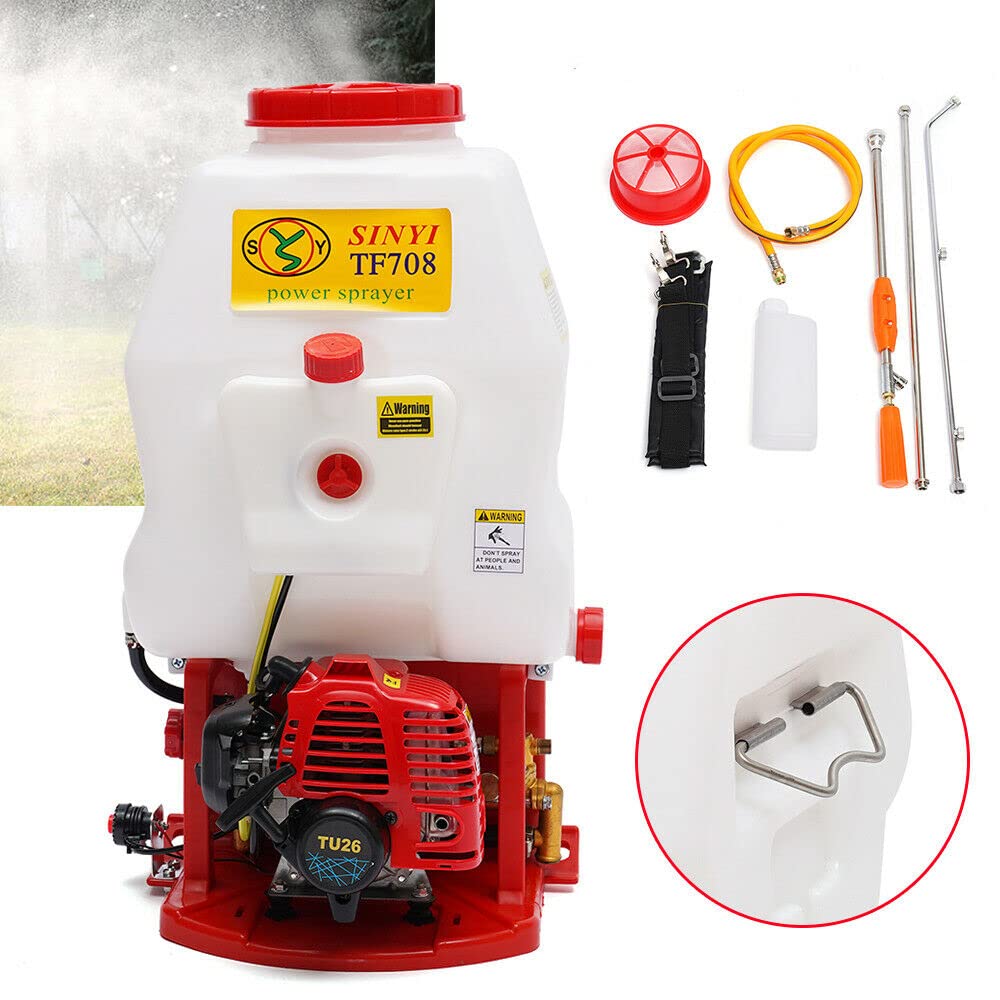 Pulverizador de 20 litros CDI 25,4 CC motor de gasolina para jardín y césped