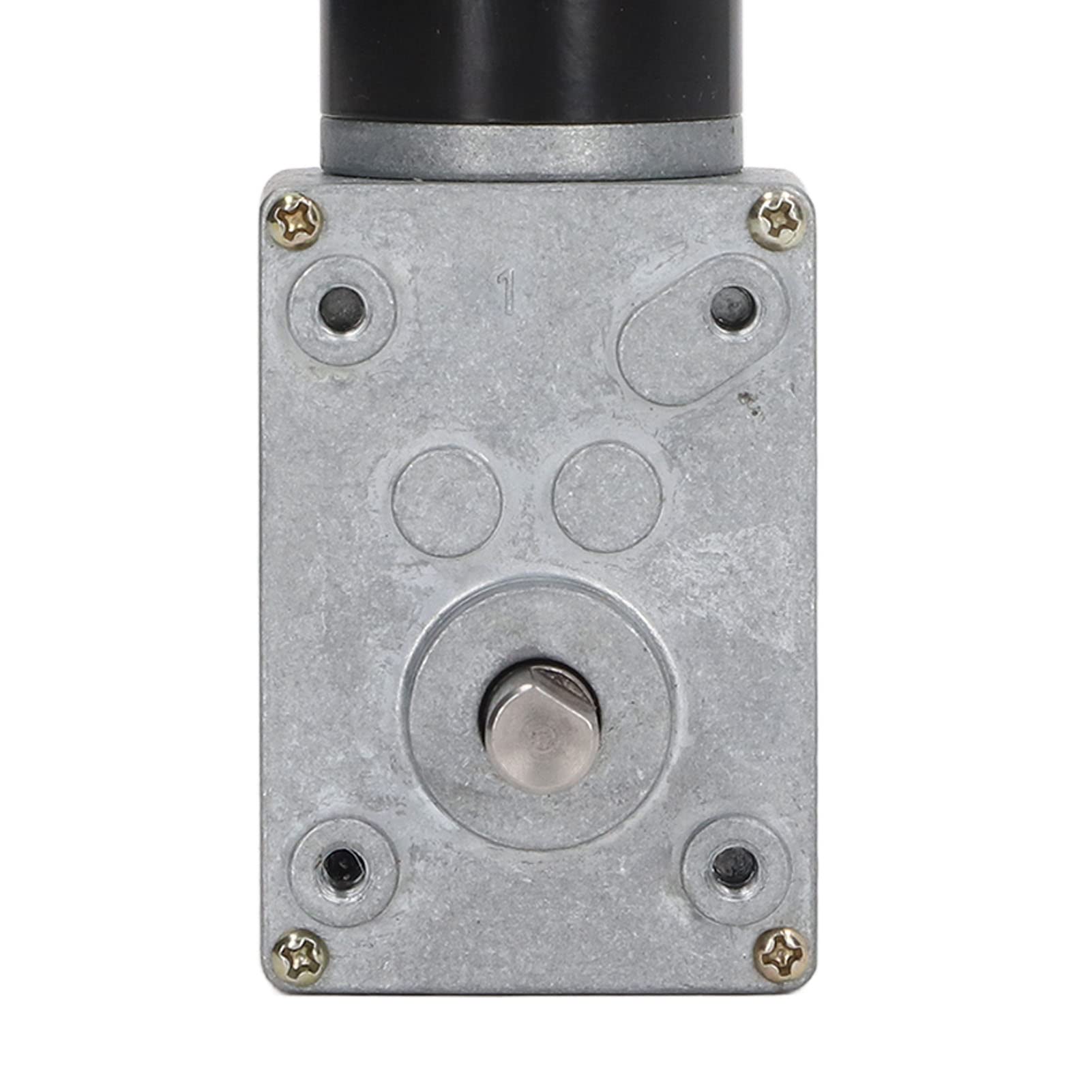 Motor de reducción de corriente continua 12 V CW CCW con doble eje, bobina de latón autobloqueante para automatización (10 rpm)