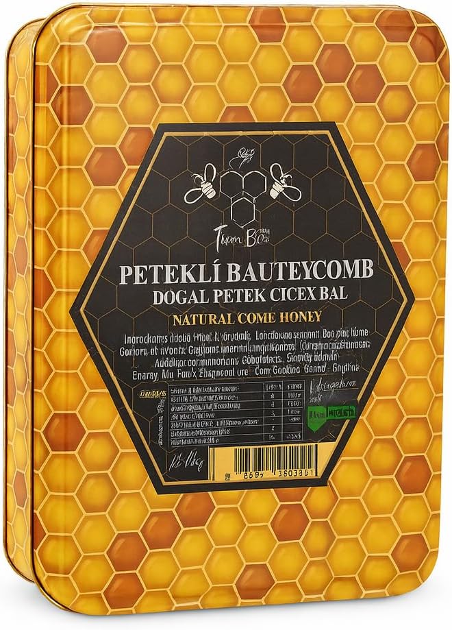 TAURUS MOUNTAIN Honeycomb Honey, Natural From Nature, Catky Honeycomb Honey 450, Grams