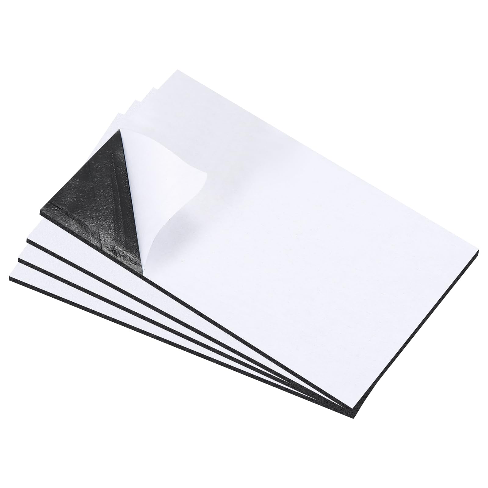 Nexarelle 4Pcs Sound Deadening Mat (125 x 80 x 2 mm) - Vibration Damping Sheet Self-Adhesive Damping Block Butyl Rubber HVAC Pipe Cover for Air Conditioner Refrigerator, Black