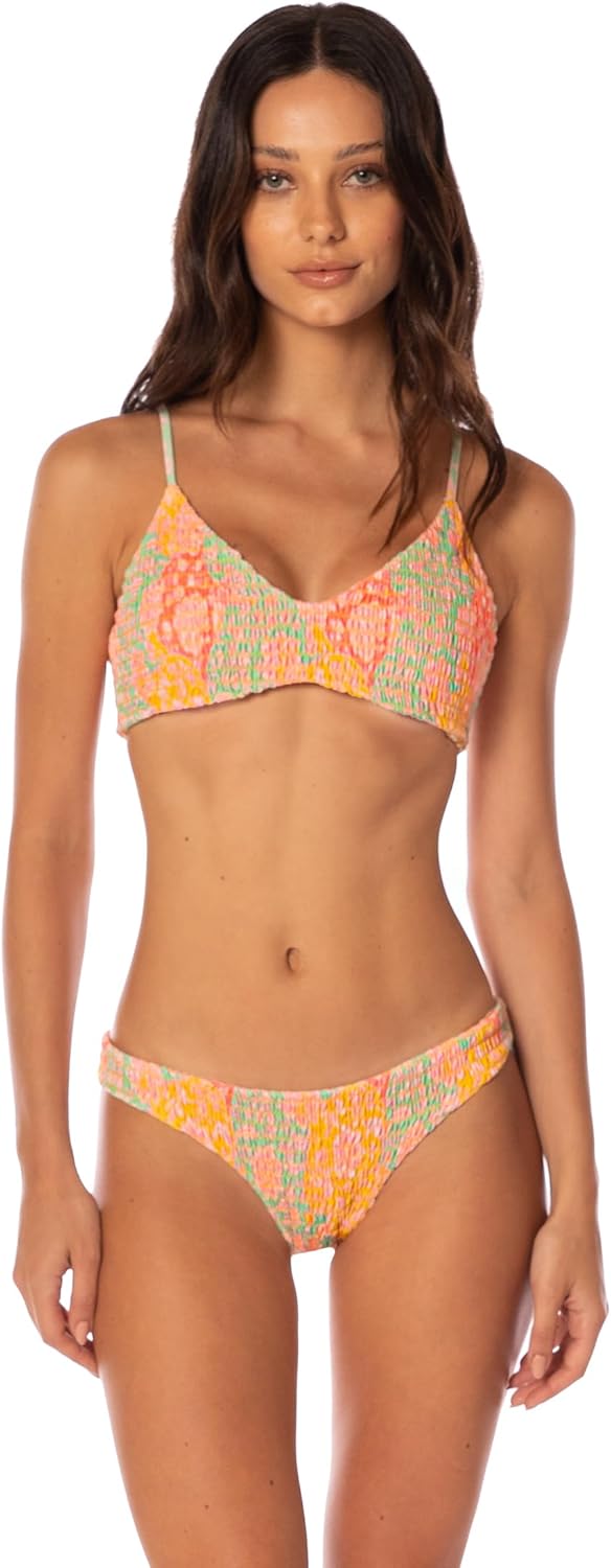 Maaji 2249 Low Rise Thin Side Cheeky Cut Women Bottom SWIMWEAR Bright Yellow