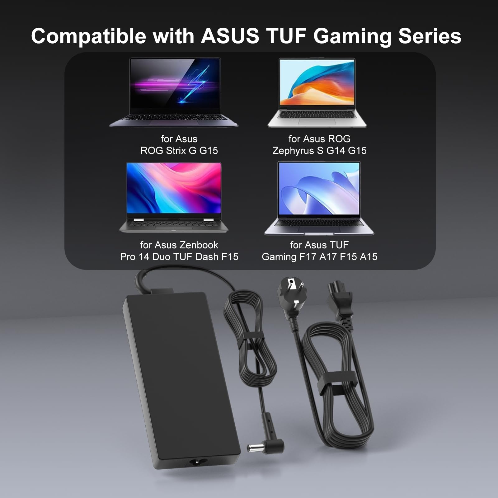 Caricatore 180W per ASUS ROG Zephyrus G15 G14 GA502 GA503 GA40 Adattatore