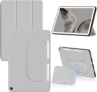 Aippdo for Google Pixel Tablet 2023 Case 11in Ultra Slim PU Leather TPU Back Shell Foldable Kickstand,Drop-Shockproof Case Cover Google Pixel Tablet Compatible with Charging Speaker