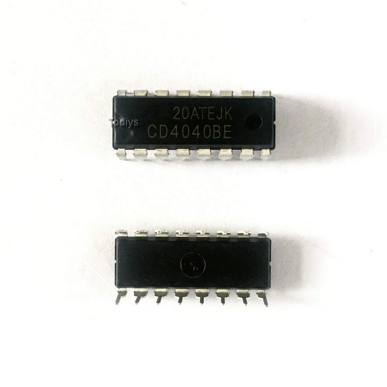 Todiys New 30Pcs for CD4040BE CD4040BD HCF4040BE HEF4040BP TC4040BP DIP-16 12 Stage CMOS Ripple-Carry Binary Counter/Dividers IC CD4040