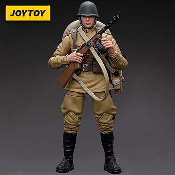 JOYTOY 1/18 Action Figures WWII Soviet Infantry Anime