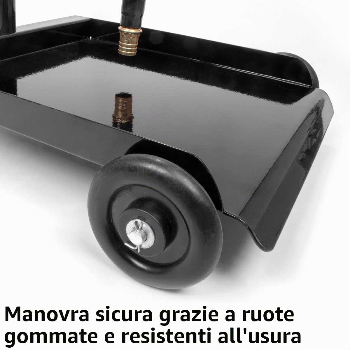 Separatore d'olio STAHLWERK OD-110 ST, contenitore per la raccolta dell'olio/coppa dell'olio con imbuto regolabile in altezza per la raccolta dell'olio usato durante il cambio dell'olio del veicolo