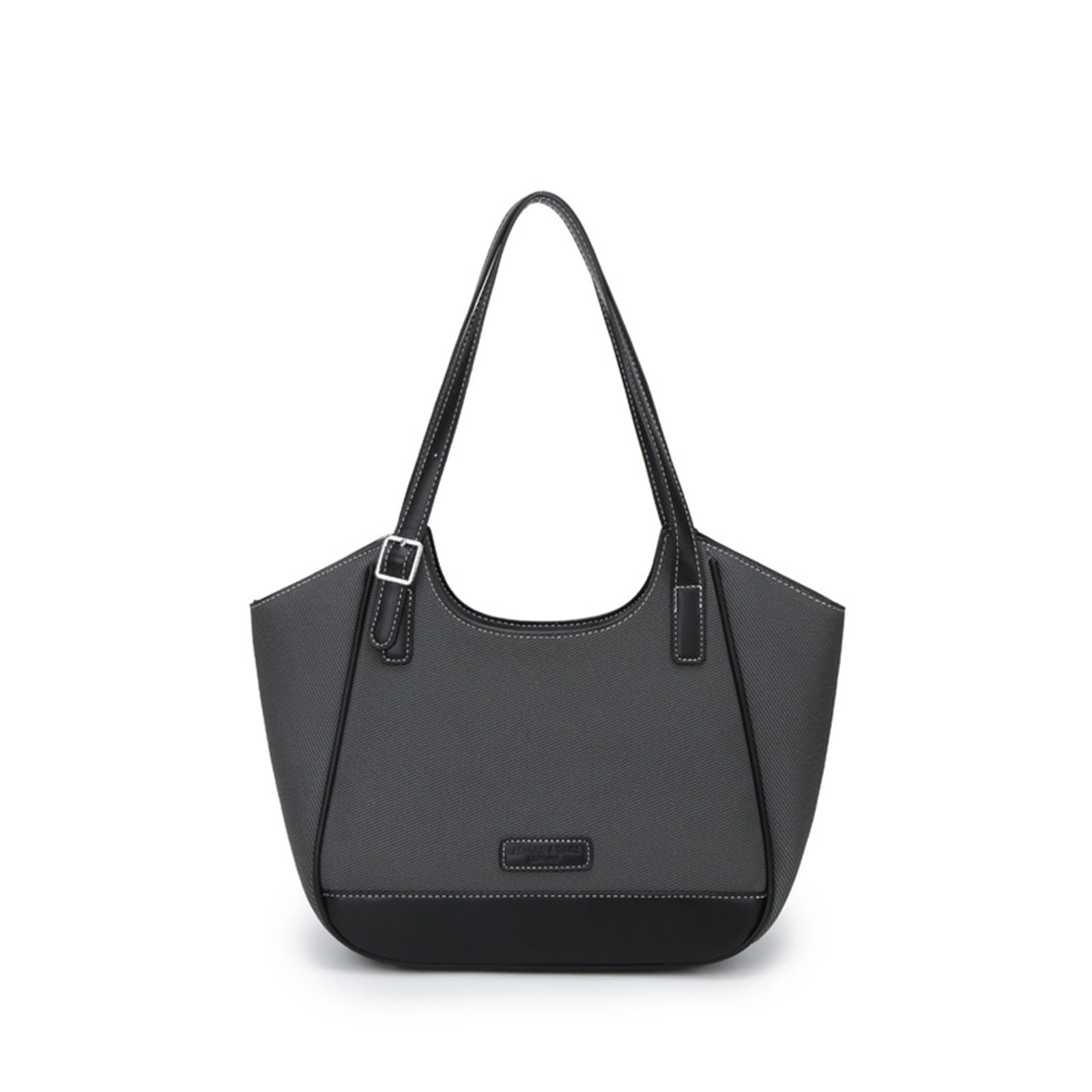DEERWORD Donna Borse a Mano Borsa a Spalla Elegante Grandi Firmate Marca Tracolla Antifurto PU pelle 79240 1 pz Grigio