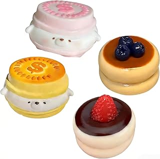 [Yizibuur]スクイーズ ケーキ 水感スクイーズ ぷにぷに感触【超柔軟/高弾力】 パン バター バタースクイーズ ペタペタ でかい ペタペタ 弾力性が高く ストレス解消 手触りが柔らかく ストレス解消のおもちゃ 大人 子供 女の子 男の子用 感覚玩具 (無害素材・携帯サイズ)