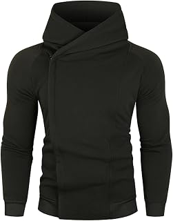 Hasagimol Hooded Pullover Men's Colour Block Hoodie Top Slim Fit Pullover with Hood Hoodie Sweat Modern Autumn Long Sleeve Sports Hoodie
